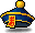 Blue Chinese Undead Hat