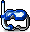 Blue Swimming Goggles