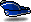 Blue Upside-Down Visor