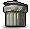 Metal Trash Can