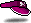 Purple Slanted Visor