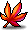 Reddened Maple Leaf