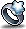 Silver-Blue Chat Ring