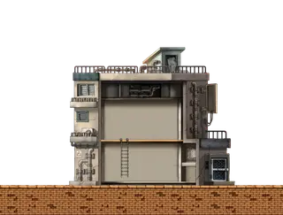 Backalley Semi-Basement
