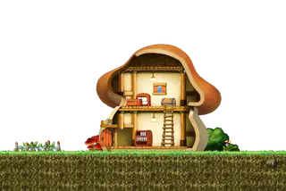 Mushroom Town Townstreet