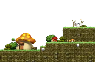 Mushroom Town - West Entrance