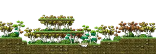 The Blue Mushroom Forest