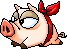Ribbon Pig